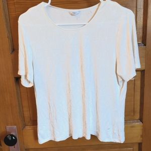 M&S ivory tee